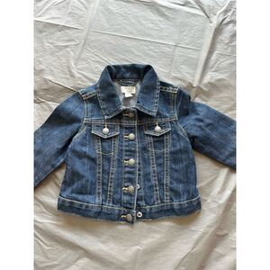 Children’s Place Girls Denim Jacket Blue Size 4 Casual Fall Snap Closure